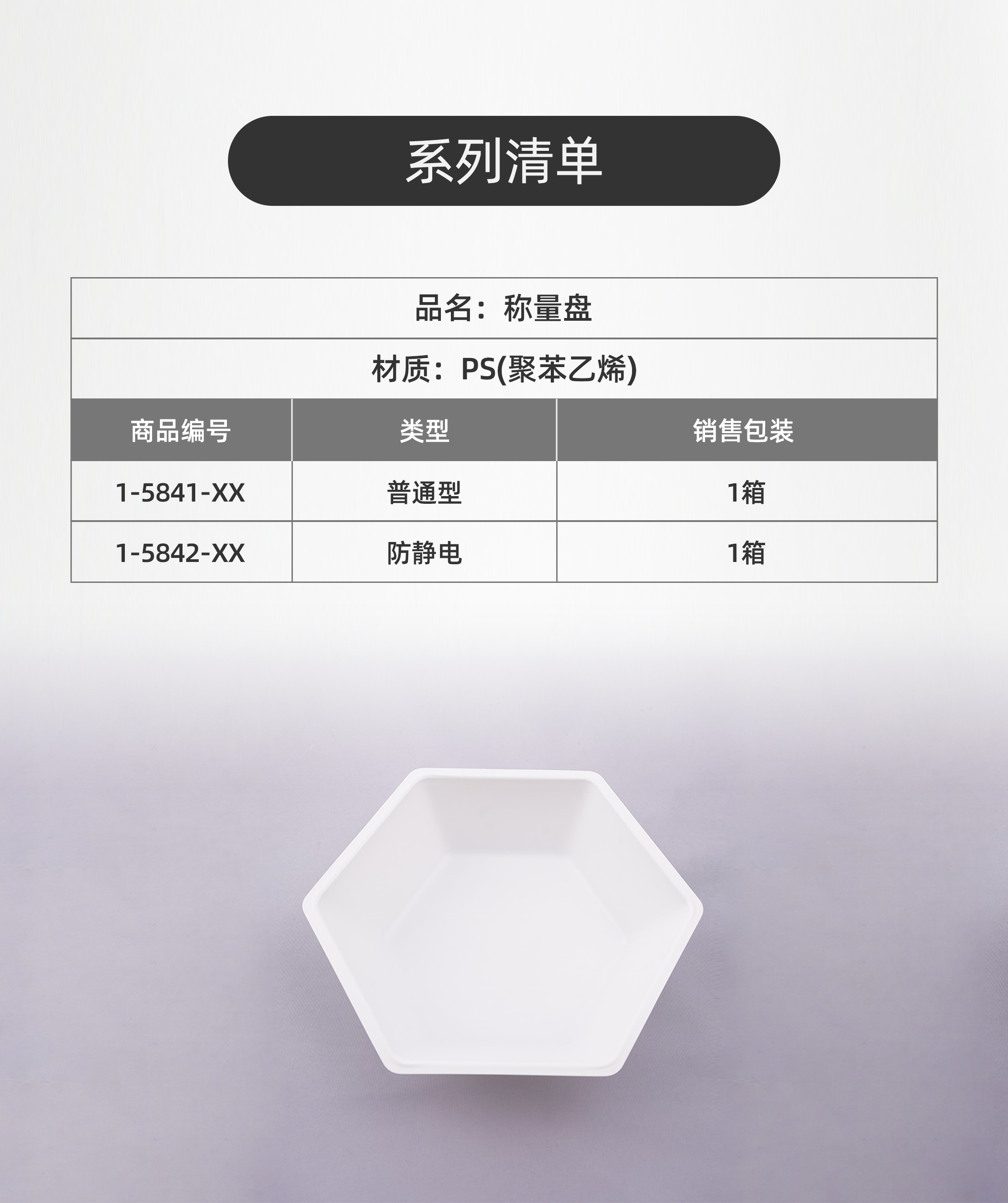 称量盘