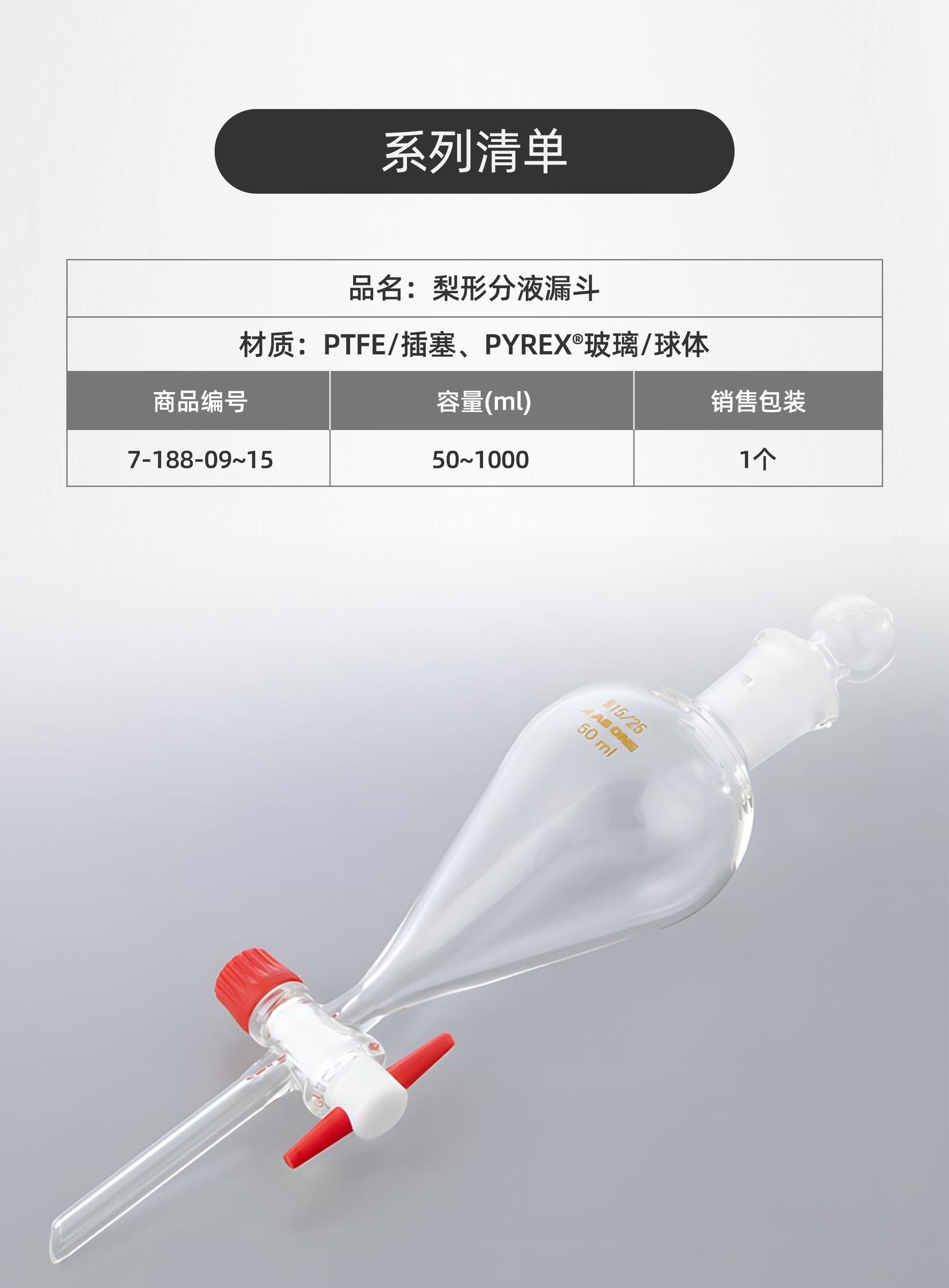 梨形分液漏斗