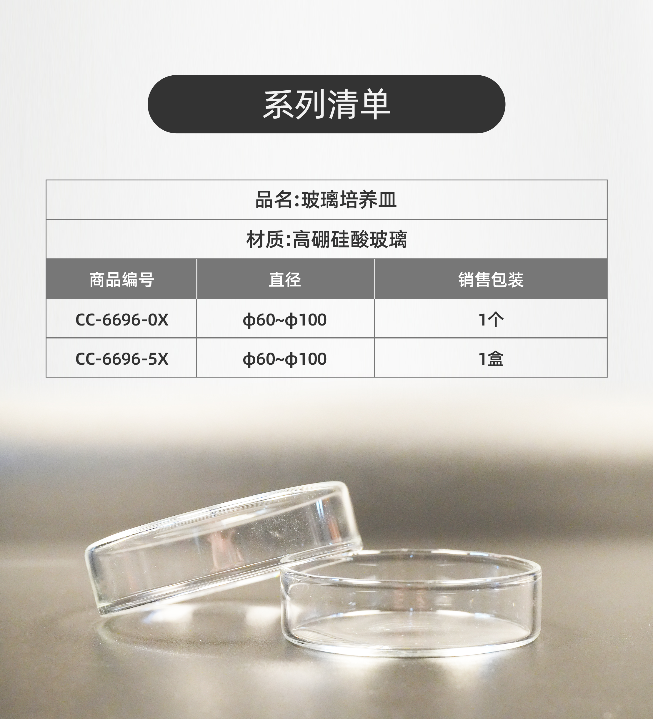 玻璃培养皿