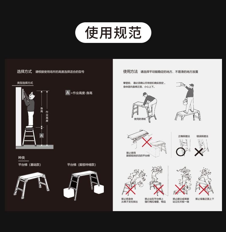 折叠式作业台